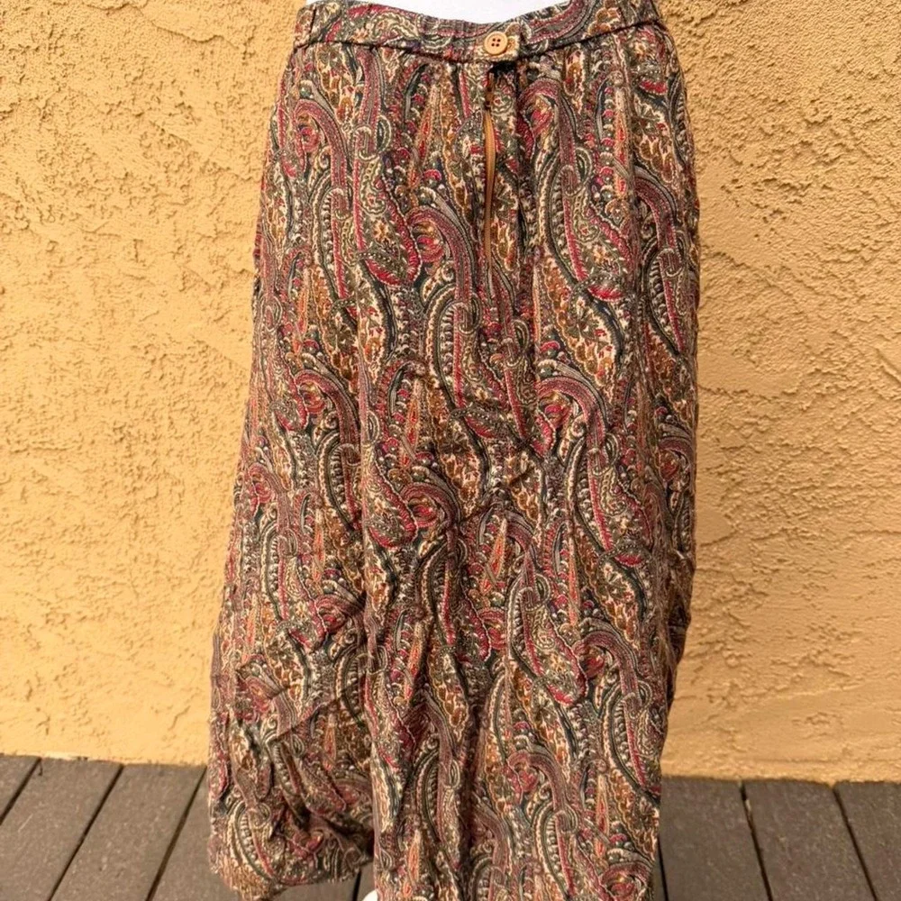 Vintage Koret paisley print skirt - Picture 5 of 8
